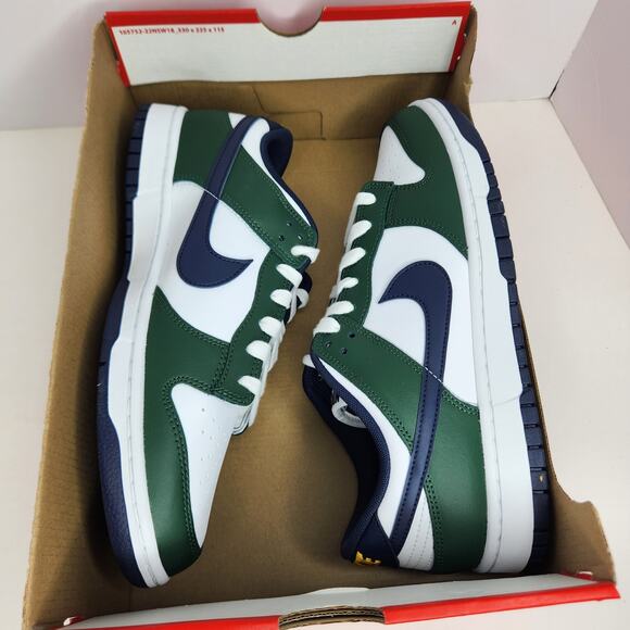 Nike Dunk Low Fir/Midnight Navy Size 10 Men - Picture 7 of 8